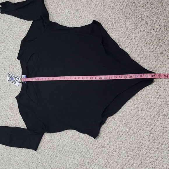 Women's Ribbed Cut Out Neck Bodysuit Future Collective - Picture 9 of 11